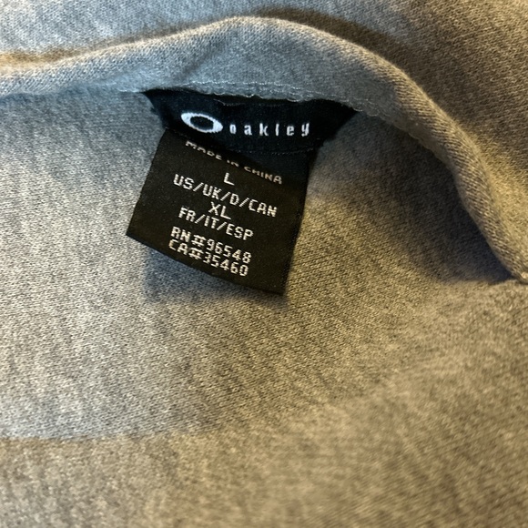 Vintage Oakley Hooded Full Zip Womens Size XL Reversible Jacket Coat Gray GUC - Picture 2 of 5